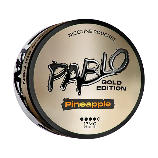Pablo Gold Edition Pineapple - 17mg - pineapple flavour, all-white nicotine pouch by NGP Empire