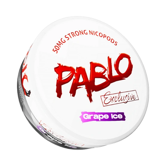 pablo exclusive grape ice - 50mg nicotine pouches