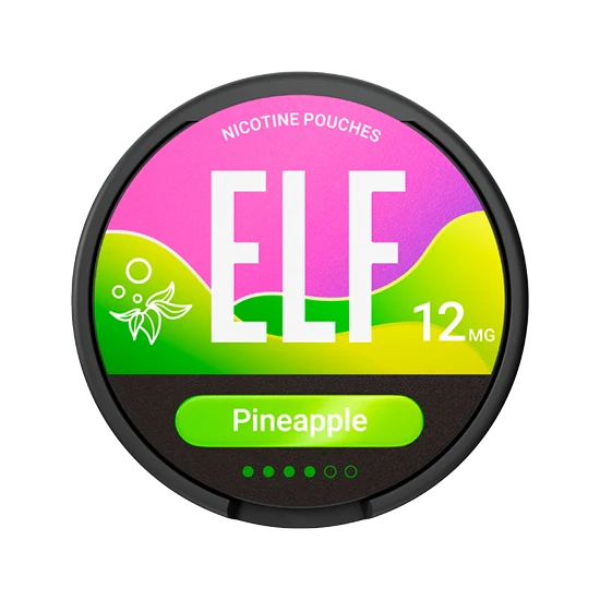 ELF Pineapple - 12mg - pineapple flavour, all-white nicotine pouch by Elf Bar