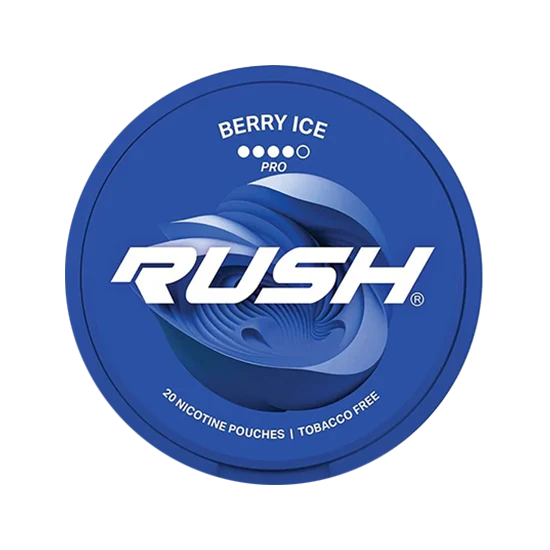 rush berry ice nicotine pouches