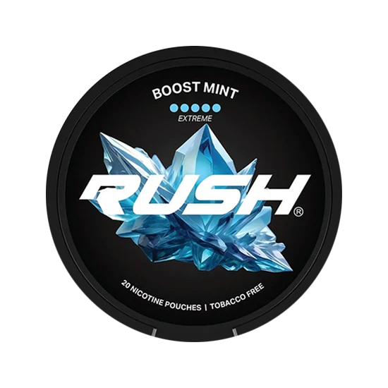 rush boost mint extreme nicotine pouches