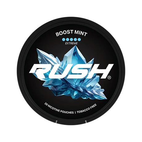 rush boost mint extreme nicotine pouches