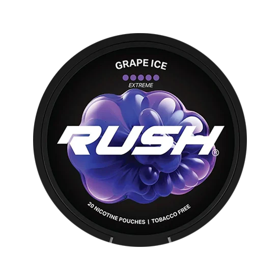 rush grape ice extreme nicotine pouches