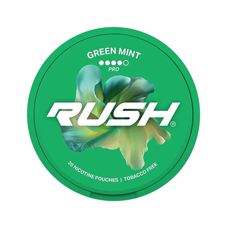 rush green mint nicotine pouches