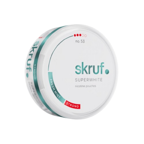 skruf fresh mint strong nicotine pouches