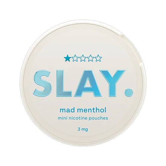 SLAY Mad Menthol 3mg Mint mini nicotine pouches