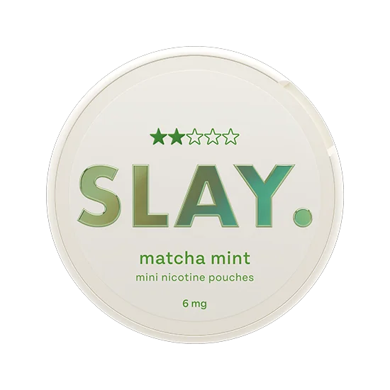 SLAY Matcha Mint 6mg Mint mini nicotine pouches