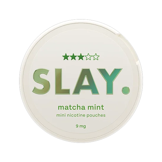 SLAY Matcha Mint 9mg Mint mini nicotine pouches