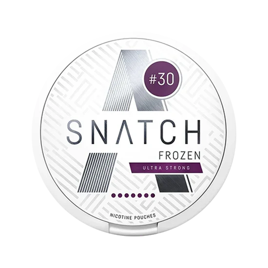 snatch frozen ultra strong nicotine pouches