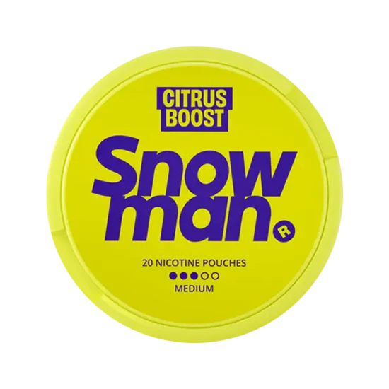 snowman citrus boost 9mg nicotine pouches