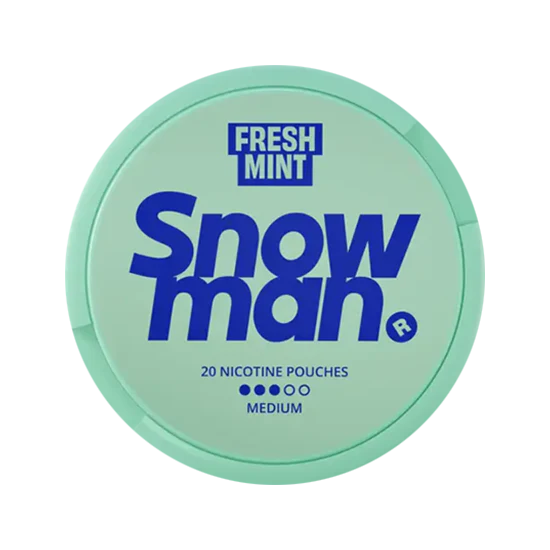 snowman fresh mint 9mg nicotine pouches