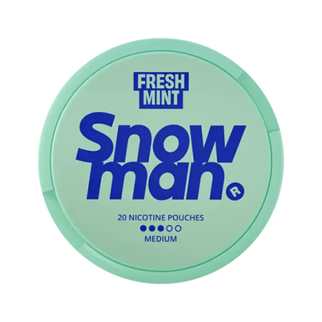 snowman fresh mint 9mg nicotine pouches