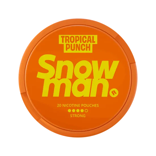 snowman tropical punch 12mg nicotine pouches