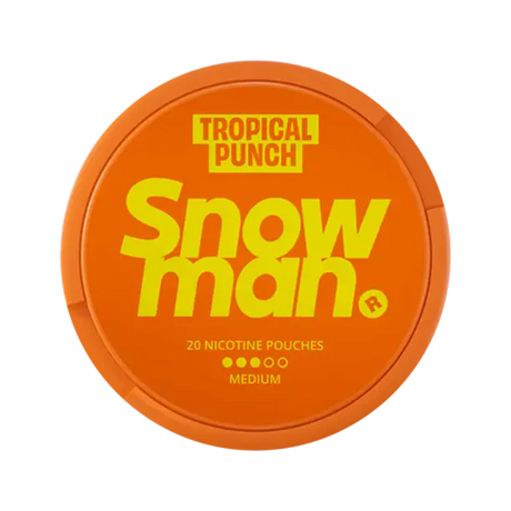 snowman tropical punch 9mg nicotine pouches