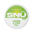 SNU Lemon & Lime - 12mg - zesty lemon & lime flavour, all-white nicotine pouches by SNÜ