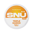 SNU Triple Mango - 12mg - lush mango flavour, all-white nicotine pouches by SNÜ