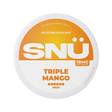 SNU Triple Mango - 18mg - lush mango flavour, all-white nicotine pouches by SNÜ