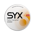 SYX Salty Caramel Strong Salty Caramel slim all-white nicotine pouch can