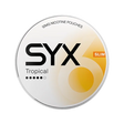 SYX Tropical Strong Tropical slim all-white nicotine pouch can