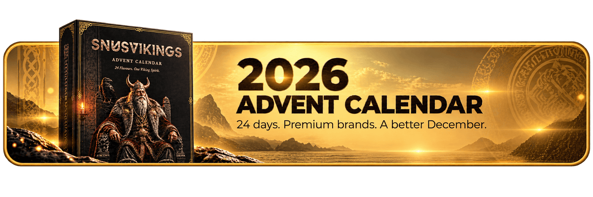 Snus Vikings 2026 Advent Calendar Banner