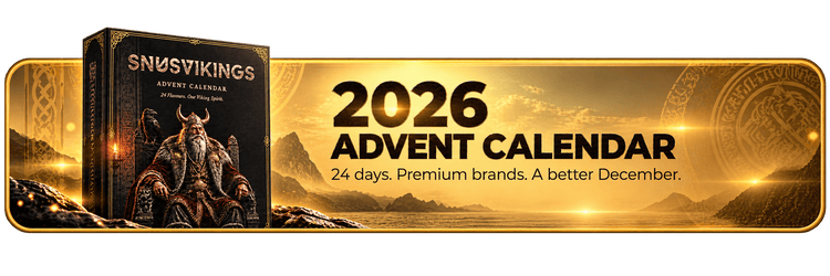 Snus Vikings 2026 Advent Calendar Banner