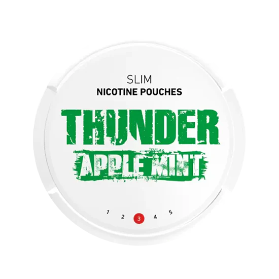 thunder apple mint nicotine pouches