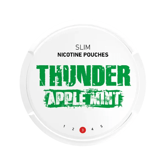 thunder apple mint nicotine pouches
