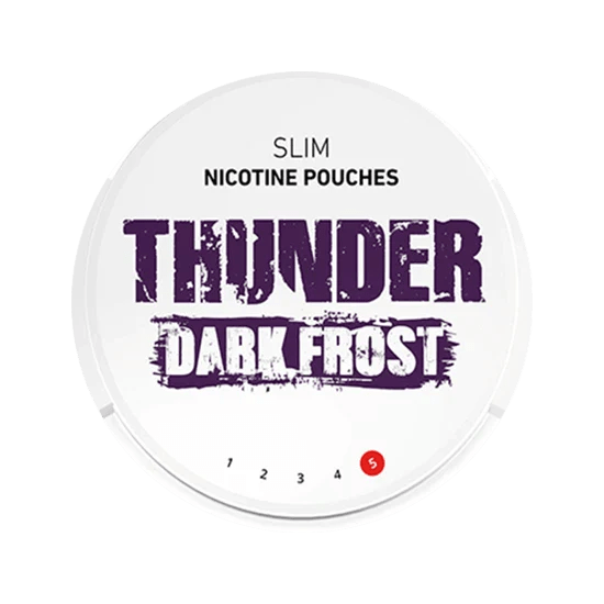 thunder dark frost nicotine pouches