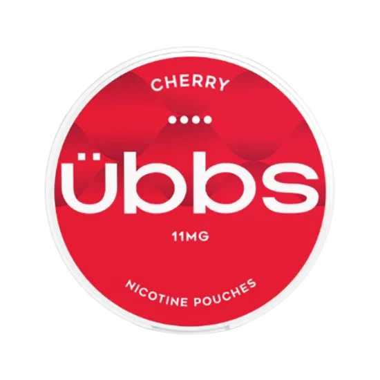 UBBS Cherry Strong - juicy, ripe cherry flavour, all-white nicotine pouch by RV Karma Limited