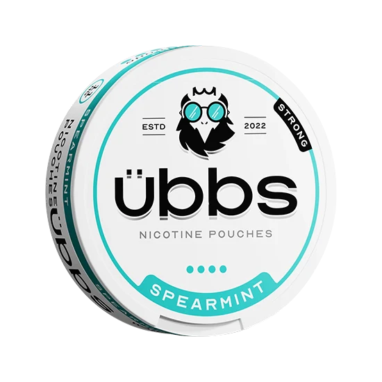 Übbs Spearmint Strong - Spearmint flavour, all-white nicotine pouch by RV Karma Limited
