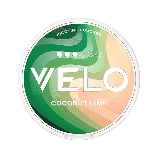VELO Coconut Lime nicotine pouches in slim format