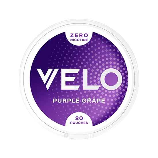 VELO Purple Grape 0% Grape slim pouches can