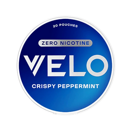 velo crispy peppermint 0 percent nicotine pouches