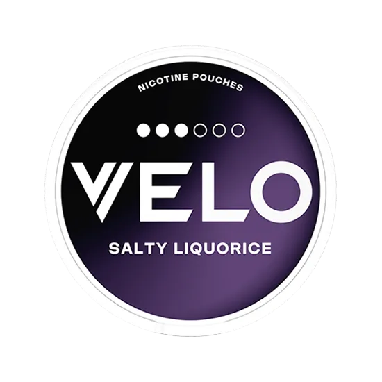 velo salty liquorice - 10 mg nicotine pouches
