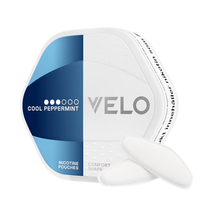 VELO Shift Cool Peppermint 8mg All White Nicotine Pouches