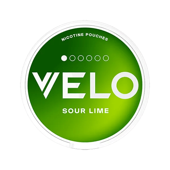 velo sour lime mini - 4 mg nicotine pouches