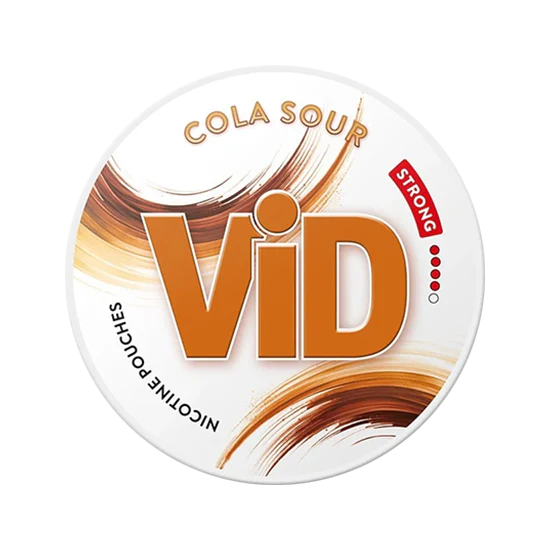 vid cola sour strong nicotine pouches