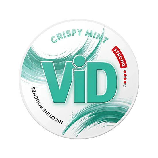 vid crispy mint strong nicotine pouches