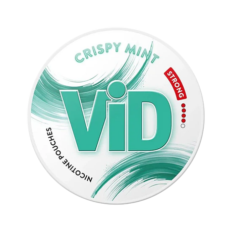 vid crispy mint strong nicotine pouches