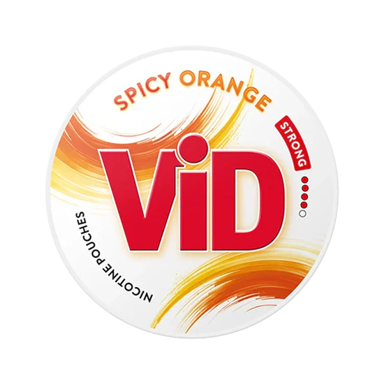 vid spicy orange strong nicotine pouches