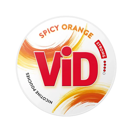 vid spicy orange strong nicotine pouches