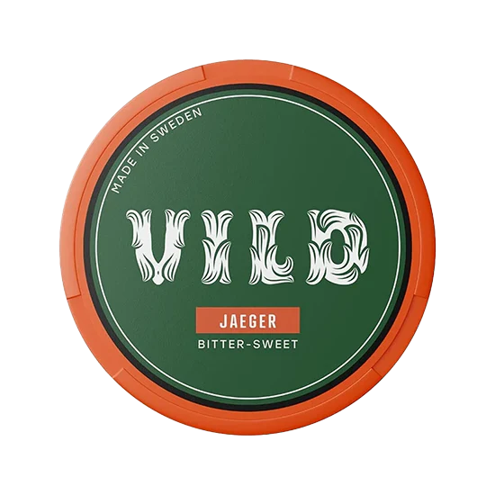 vild jaeger bitter sweet nicotine pouches