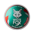 WHITE FOX Double Mint Intense all-white nicotine pouch by GN Tobacco, mint flavour, slim pouches