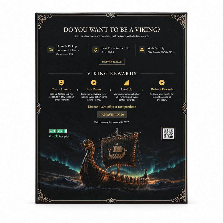 Pre-Order Snus Vikings Advent Calendar 2026