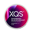 XQS Raspberry Blackcurrant - 10mg slim nicotine pouch can with raspberry, blackcurrant flavour