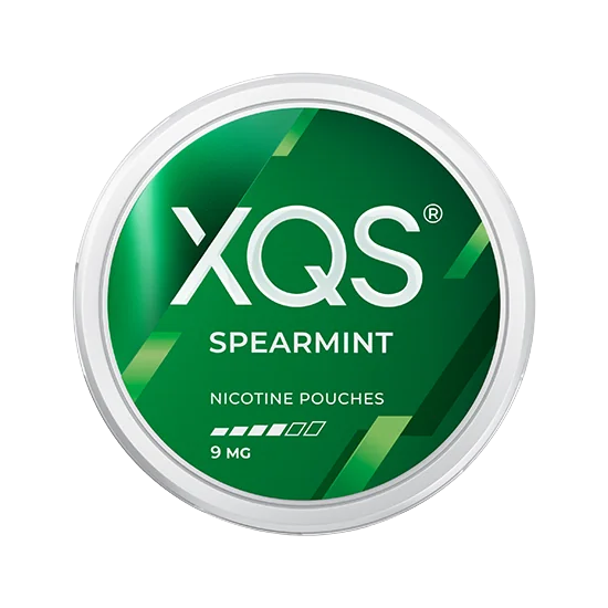 XQS Fros Spearmint - 9mg slim nicotine pouch can with spearmint flavour