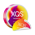 XQS Tropical - 8mg slim nicotine pouch can with pineapple, ripen mangos, passion fruit flavour