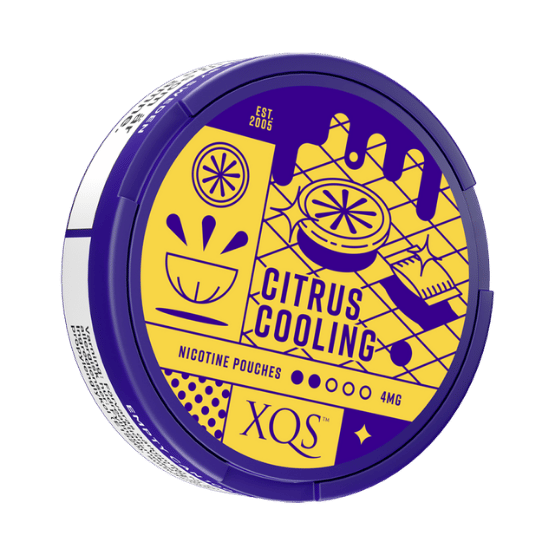 xqs citrus cooling 4mg light nicotine pouches