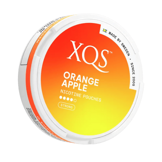 xqs orange apple 8mg strong nicotine pouches