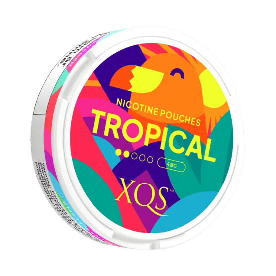 xqs tropical 4mg light nicotine pouches